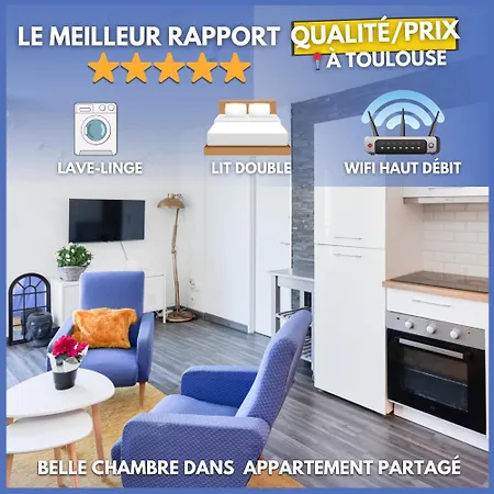 Chambre Privée - TOUT CONFORT - WIFI-3